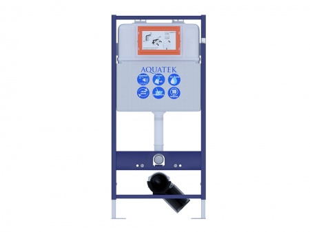 Инсталляция для подвесного унитаза Aquatek Standart 51 INS-0000001, 130*510*100 мм