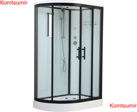 Timo Standart T-6602 Black R душевая кабина (120*85*220), шт