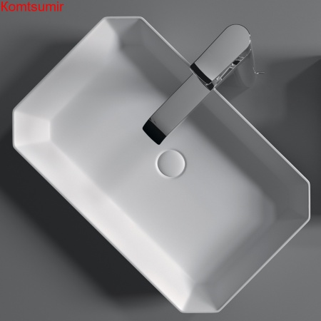 Раковина Sanita Luxe Line, накладная, белая (LINSLWB01)