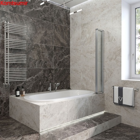 Шторка на ванну Veconi PL-74R 90*150
