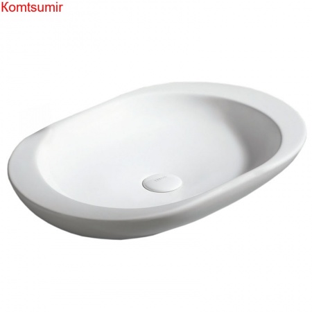 Раковина Azario 59х40х10, накладная, белая (AZ-4542)