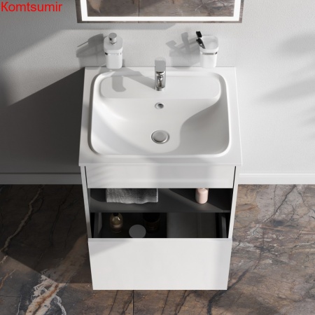 M8FFUX0601WG Func, База с нишей, 1 ящик (pull-out), 60 см, цвет белый глянец