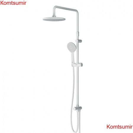 AM.PM F0790033 Gem,душ.система,набор:верхн.душ d220 мм, ручн.душ 1ф-ция d 110 мм, душ.штанга 1030-1460 мм,