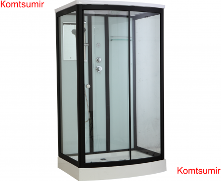 Timo Standart T-6615 Black душевая кабина (120*90*220), шт