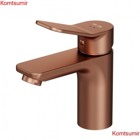 AM.PM F85A02144 X-Joy, смеситель для умывальника излив 100 мм, роз. золото