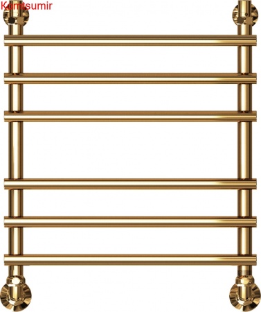 Полотенцесушитель водяной Двин F primo 60/50 1" - 3/4" - 1/2" золотой хром