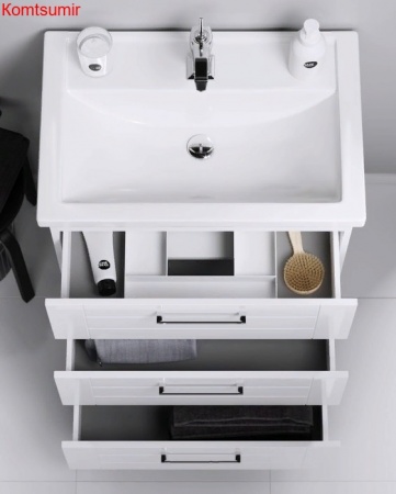 Тумба с раковиной Aqwella Manchester 80 напольная