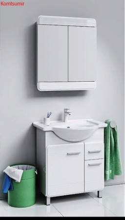 Тумба с раковиной Aqwella Корсика 75 Тумба с раковиной Aqwella Корсика 75