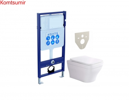 SET AQUATEK АМАДЕО (рама AQUATEK Standard INS-0000012(без клавиши и крепежа)+унитаз АМАДЕО AQ1163-00 с тонким сиденьем soft-close SET AQUATEK АМАДЕО (рама AQUATEK Standard INS-0000012(без клавиши и крепежа)+унитаз АМАДЕО AQ1163-00 с тонким сиденьем soft-close
