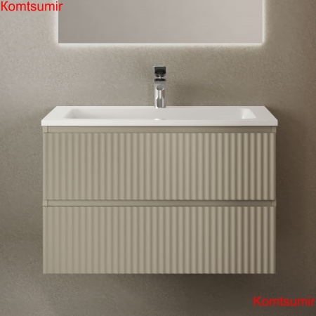 Тумба Coste 80 подвесная Светло-коричневая