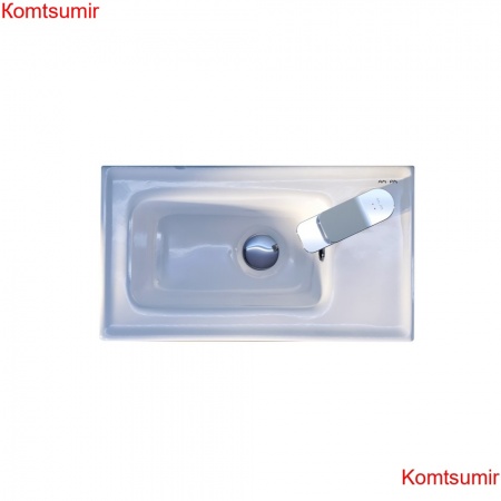 M85AWCC0452WG64 X-Joy, Раковина мебельная, керамическая, 45 см, встроенная, цвет: белый, глянец