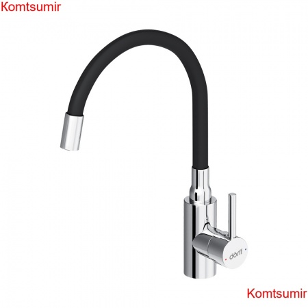 Dorff D3007622 Logic кухонный смеситель с гибким изливом, черный