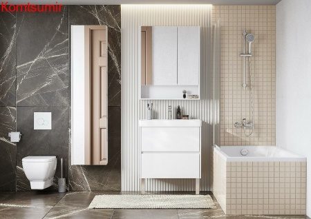 Зеркальный шкаф Aquaton Сканди 70 Белый (1A252202SD010) Зеркальный шкаф Aquaton Сканди 70 Белый (1A252202SD010)