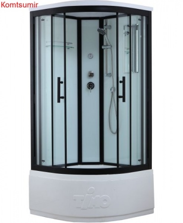 Timo Standart T-6600 Black душевая кабина (100*100*220), шт