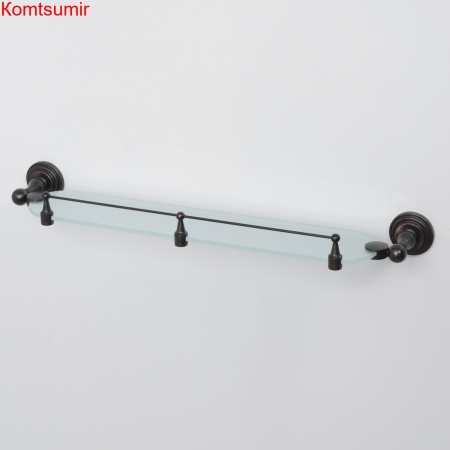 WasserKRAFT Isar K-7344 (ранее К-7324) Полка стеклянная с бортиком