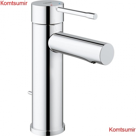 Смеситель для раковины с донным клапаном и низким изливом Grohe Essence+ Хром (32898001)