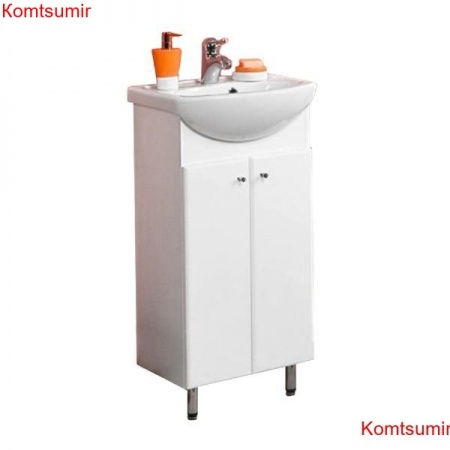 Тумба под раковину AQUATON Мира Н 45 напольная, белая (1A104401MR010) Тумба под раковину AQUATON Мира Н 45 напольная, белая (1A104401MR010)