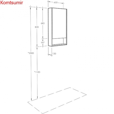 Зеркальный шкаф Aquaton Сканди 45 Белый (1A252002SD010) Зеркальный шкаф Aquaton Сканди 45 Белый (1A252002SD010)