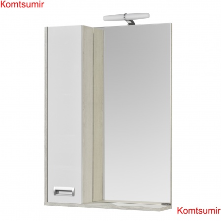 Зеркало-шкаф AQUATON БЕККА 60 белый дуб (1A214602BAC20)