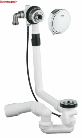 Слив-перелив Grohe Talentofill 28990000 белый, хром, черный