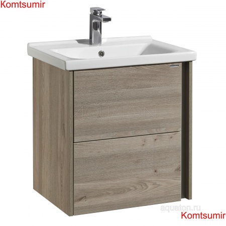 Тумба под раковину AQUATON Стоун подвесная, Сосна Арлингтон (1A231401SX850)