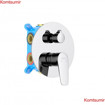 Смеситель для ванны, 3 режима (внешняя и скрытая часть) AQUATEK AQ1147CR БЕТТА