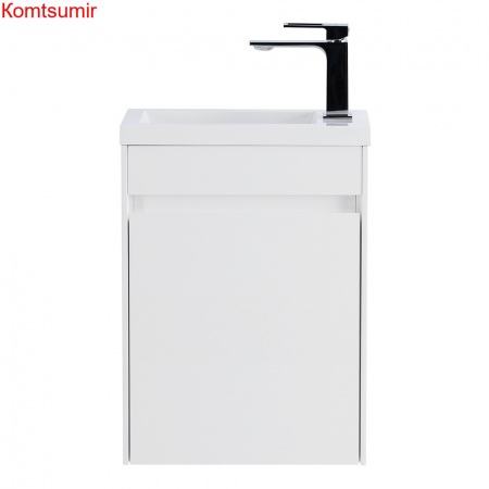 База под раковину подвесная BelBagno PIETRA MINI-400-1A-SO-BL-L Bianco Lucido