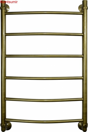 Полотенцесушитель водяной Двин R 80/50 1"-1/2" состаренная бронза