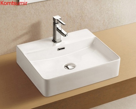 Раковина Azario 500х420х120 накладная, белый (AZ-2173-S)