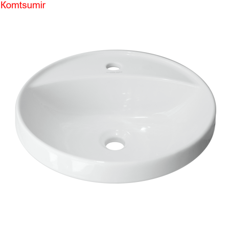 Раковина встраиваемая сверху Sanita Luxe Art Inside 43х43х15.1, фарфор, цвет Белый (WB.IN/Art/43-C/WHT.G/S1)