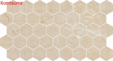 Мозаика Caramelle Mosaic Nuvola beige гексагон