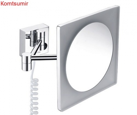 WasserKRAFT K-1008 Зеркало с LED-подсветкой, 3-х кратным увеличением