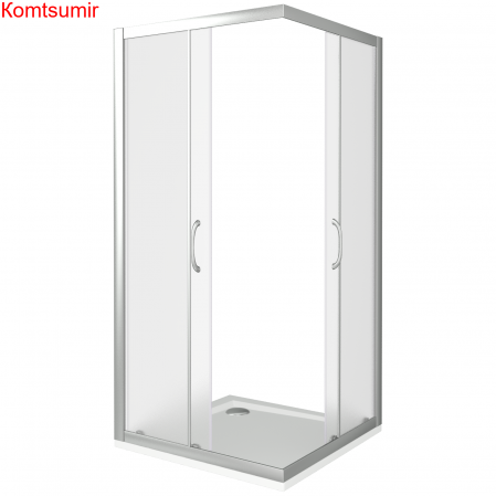 Душевой уголок поддон отдельно 90х90 квадратный Good Door Latte CR-90-G-WE ЛА00020