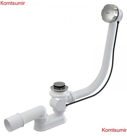 Слив-перелив AlcaPlast хром