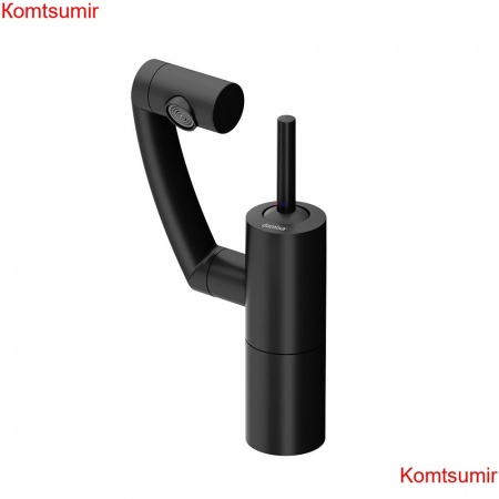 Damixa 290217364 Arc смеситель для умывальника, поворотный излив 186 мм (черный)