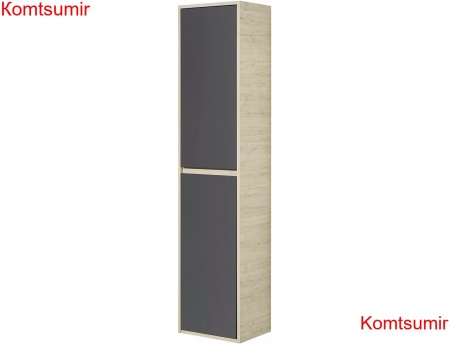 Пенал подвесной AQUATON Урбан 37 см, дуб орегон/серый графит (1A248103LQX60)