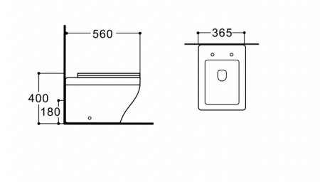 Унитаз напольный приставной безободковый AQUATEK АМАДЕО AQ1964-00 560*365*400 мм, горизонтальный выпуск, тонкое сиденье с механизмом плавного закрывания, крепеж Унитаз напольный приставной безободковый AQUATEK АМАДЕО AQ1964-00 560*365*400 мм, горизонтальный выпуск, тонкое сиденье с механизмом плавного закрывания, крепеж