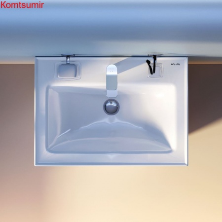 M85AWCC0652WG64 X-Joy, Раковина мебельная, керамическая, 65 см, встроенная, цвет: белый, глянец