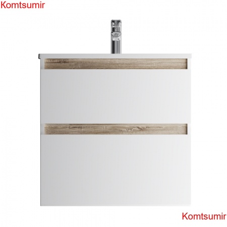 M85AFHX0652WG X-Joy, База под раковину, подвесная, 65 см, 2 ящика, белый глянец