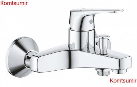 Смеситель для ванны GROHE BauFlow, хром (23601000)