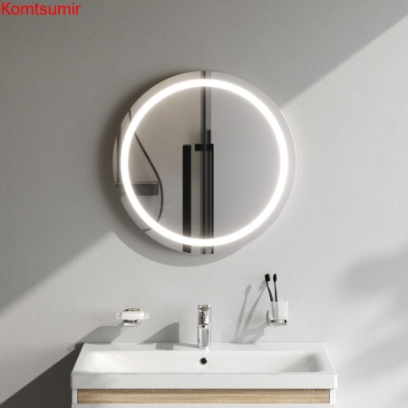 M85AMOX0601WG Универсальное зеркало с контурной LED-подсветкой, ИК- сенсором, круглое, 60 см