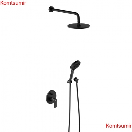 Damixa 947520300 Apollo встраиваемая душевая система со смесителем для душа, черный Damixa 947520300 Apollo встраиваемая душевая система со смесителем для душа, черный