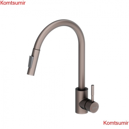 Dorff D3007511 Logic Кухонный смеситель  с вытягивающимся изливом, сатин