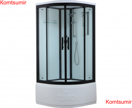 Timo Standart T-6600 Black душевая кабина (100*100*220), шт