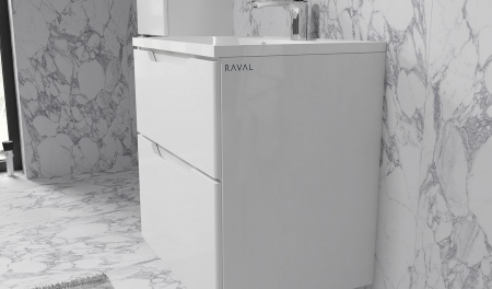 Тумба Wector 60 подвесная белая