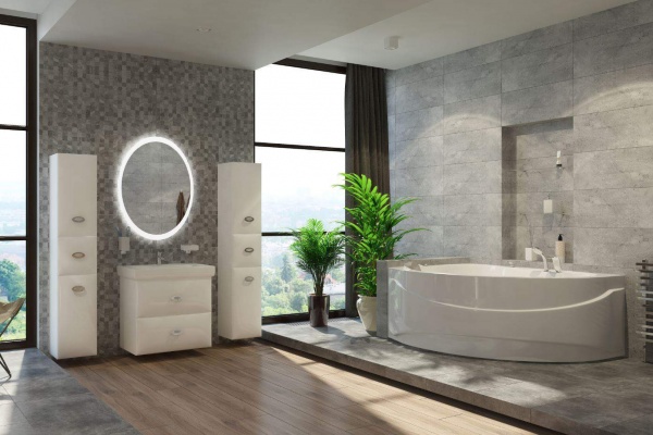 Акриловая ванна 1Marka CATANIA 150x105 L/R