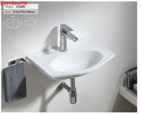 Раковина Trend 51,5*37,5*13 см. белая (AZ-405)