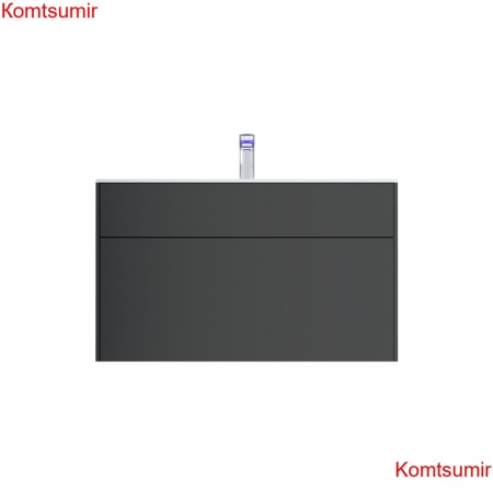 M50AFHX1003GM Inspire V2.0, База под раковину, подвесная, 100 см, 3 ящика, push-to-open, графит мато