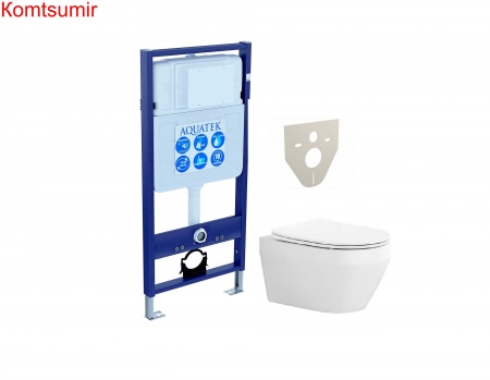 SET AQUATEK ЛЕЯ (рама AQUATEK Standard INS-0000012(без клавиши и крепежа)+унитаз ЛЕЯ AQ1199-00 с тонким сиденьем soft-close SET AQUATEK ЛЕЯ (рама AQUATEK Standard INS-0000012(без клавиши и крепежа)+унитаз ЛЕЯ AQ1199-00 с тонким сиденьем soft-close