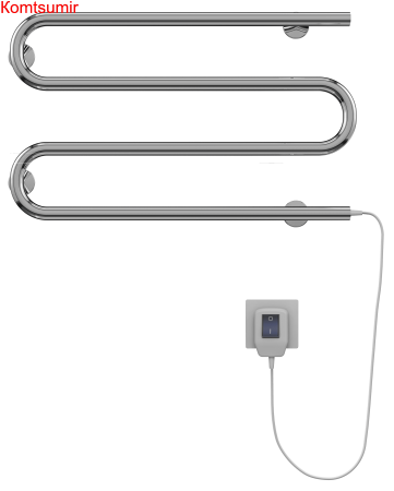 Электро 25 М-обр 600х350 Полотенцесушитель  TERMINUS Электро 25 М-обр 600х350 Полотенцесушитель  TERMINUS